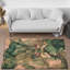 Tapis à poils doux avec motif floral abstrait artistique pour une décoration élégante-1556932789
