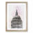 St. Paul's Cathedral Sketch in Abstract - Picture Frame Drawing Print-55730014-55730015