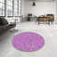 Tapis rose motif/mauve/bleu Millville-1636366044