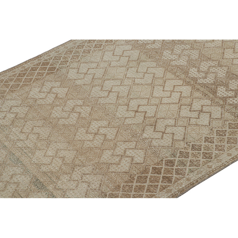 One-of-a-Kind Rectangle 4'5" X 7'6" Hand Knotted Area Rug