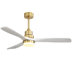 Polished Brass with Light Gray Blades