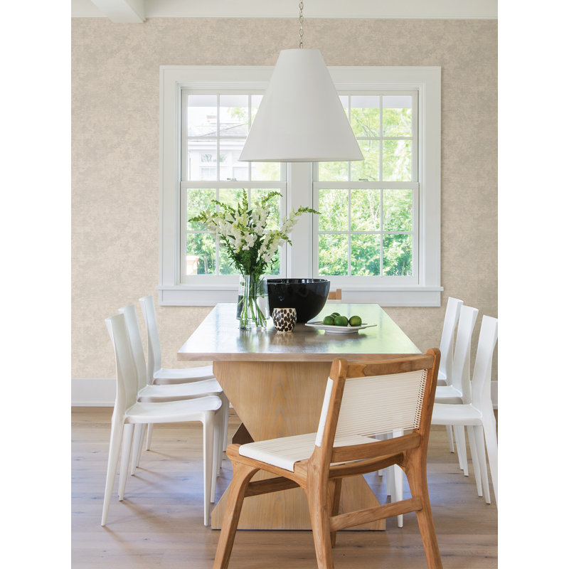 Rouleau de papier peint L 33 pi x l 20,9 po Plaster, Beige