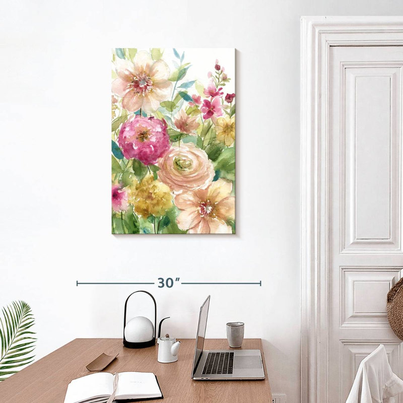 Harnek Jardin De Fleurs, 30" H x 20" W