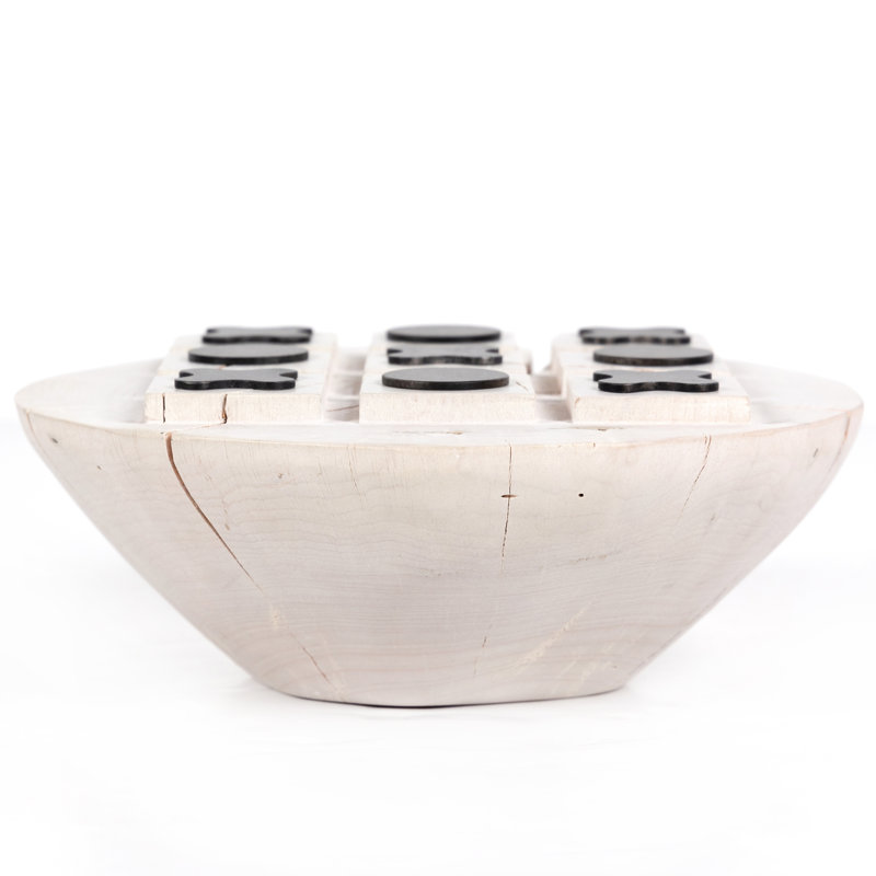 Wesson Tic Tac Toe, Ivory/Speckled Gray