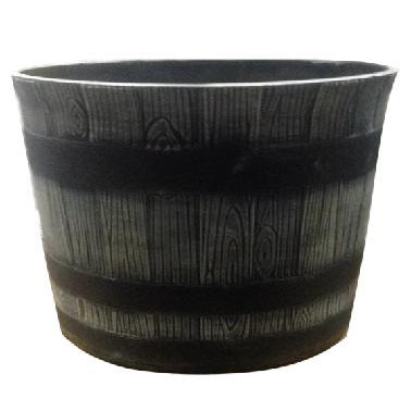 Pot de fleurs rond en résine de 14 po ARRIS whisky