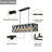 6 - Light Dimmable Kitchen Island Square / Rectangle Chandelier