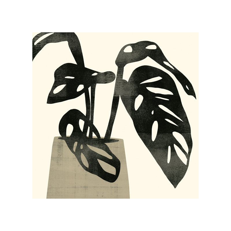 Plantling I by Victoria Barnes - Wrapped Canvas Painting, 51cm H x 51cm W