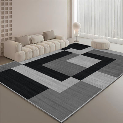 Modern Geometric Printed Area Rug