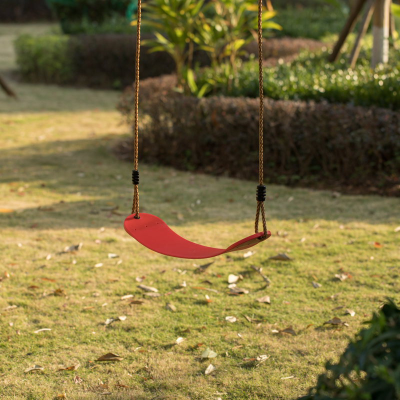 Ensemble de 2 balançoires pour enfants Shalisha, Rouge