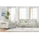 Calian 2-Piece Polyester Fabric Couch and Chair and a Half Set