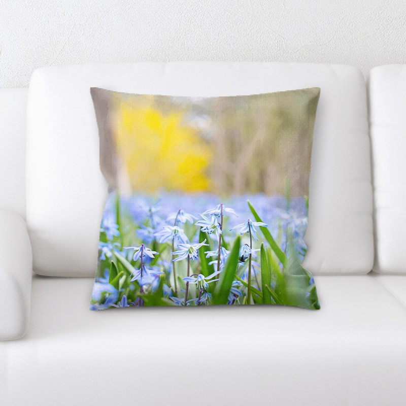 Coussin décoratif fleurs spring