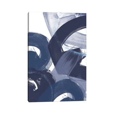 Steelpix Metal Canvas - Blue On Blue II by June Erica Vess