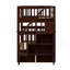 Lit superposé simple au-dessus de simple avec rangement et barrière de sécurité pour chambre à coucher, dortoir-1666886391