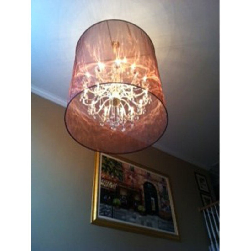 Organza Drum Pendant Shade