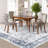 Vintage Area Rug Machine Washable Foldable Rug with Non Slip Carpet for Living Room Bedroom Dining Room-941502665-941502669