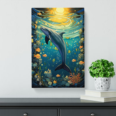 Dolphin Nouveau - Print