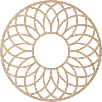 Médaillon de plafond en bois ajouré Cannes