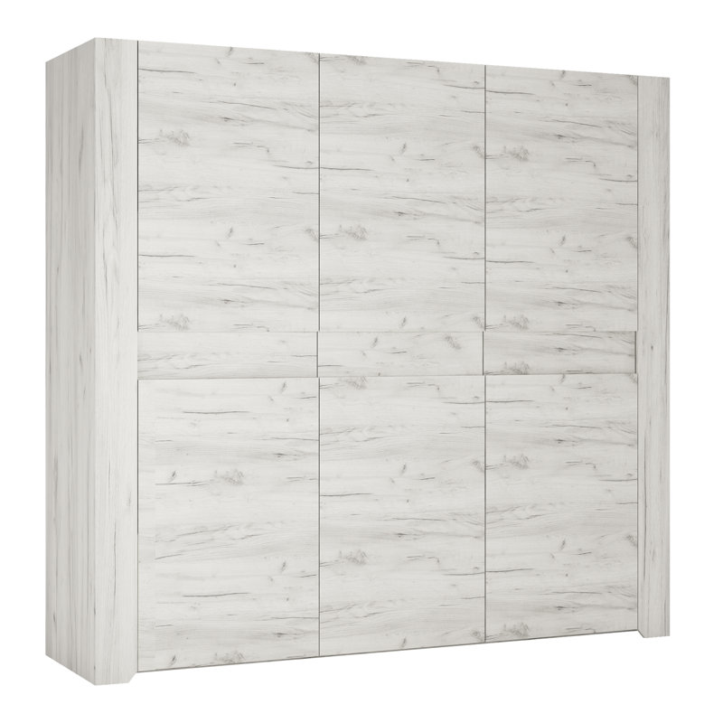 Malave 3 Door Manufactured Wood Wardrobe