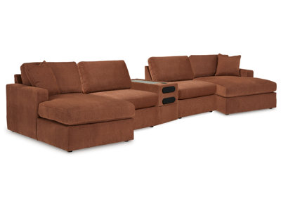 Modmax 5 Piece Sectional with Audio Console