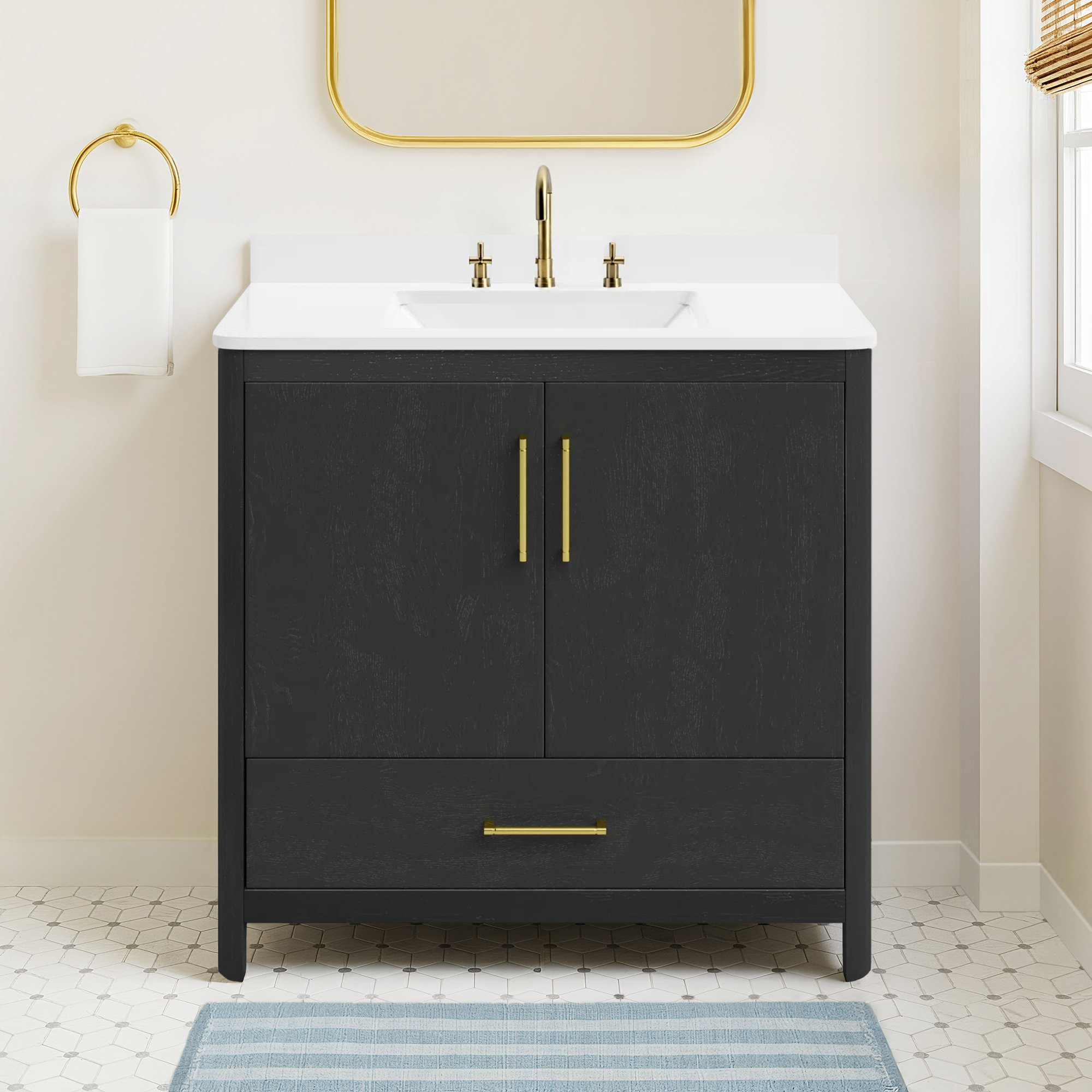 Austin 36 Single Bathroom Vanity with Top
