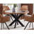 Kyriel Round Metal Base Dining Table