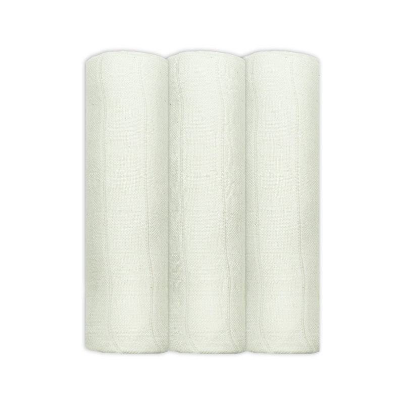Burch Cotton Blend Swaddle, Unbleached