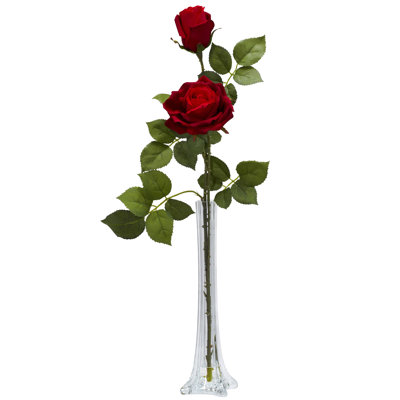 Pièce maîtresse de roses en vase
