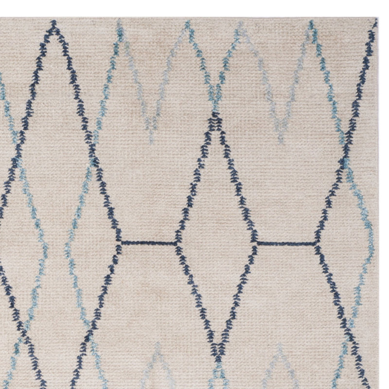 Tapis en soie de bambou noué à la main Highpoint Stone Wash, Rectangle 4 pi x 6 pi