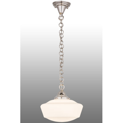 Luminaire suspendu 1 lumières scolaire single Moshier