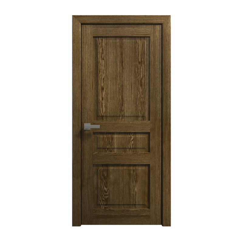 Porte intérieure intérieure | Ego 5012 | Poignée simple à panneau régulier | Portes de salle de bain modernes, Chêne marbré