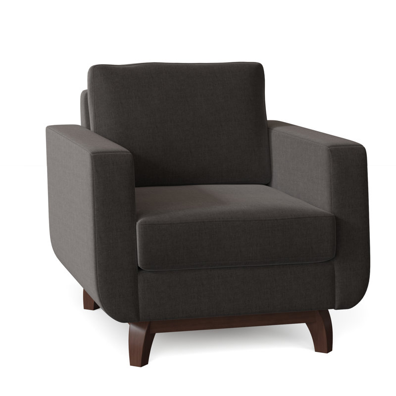 Fauteuil de 35 po de large Loy, Graphite Entice