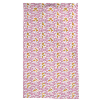 Leffel Koi Fish Waves Pattern Tablecloth