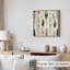 «Fashion and Glam Boho Feather Pattern II», reproduction d'art non encadrée-39872605