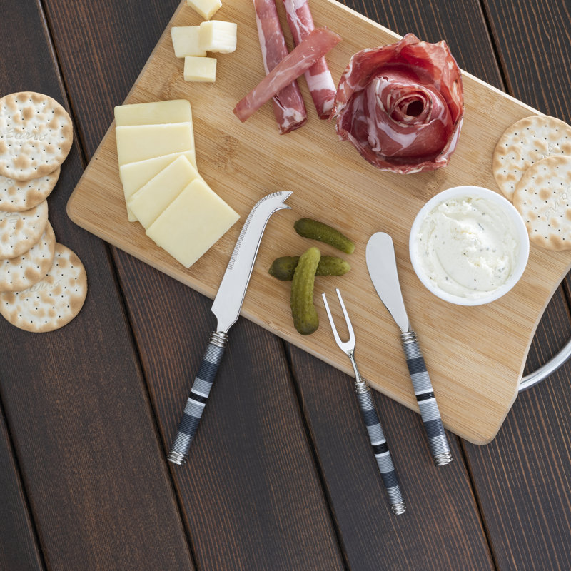 3 Piece Stainless Steel Cheese Serving Set