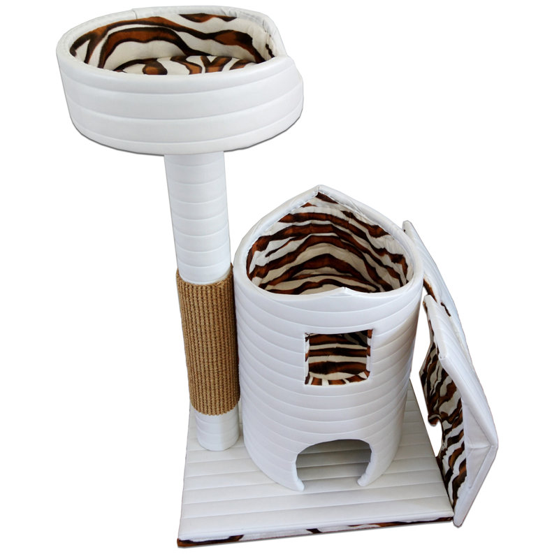 Habitation pour chat 41 "Queens's Kastle, gris