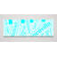Art de quartier Pittsburgh Words - cyan - art mural sur toile-133343683