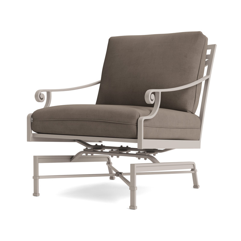 Venetian Outdoor Lounge Chair, Fusion Moccasian, Dove Smooth