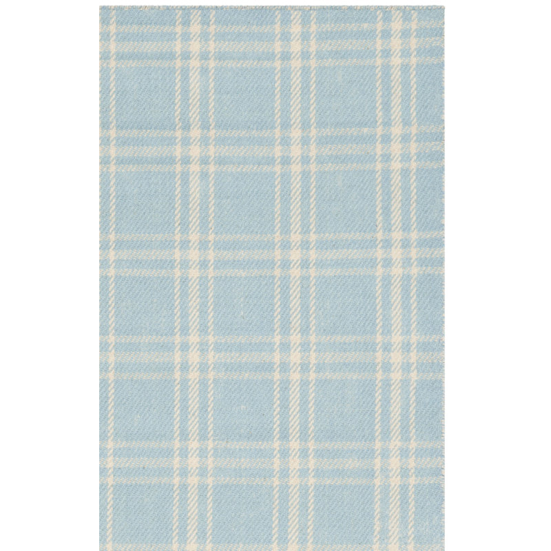 Tapis à carreaux en laine tissé à la main Lobato Kilim, Rectangle 3 pi x 5 pi