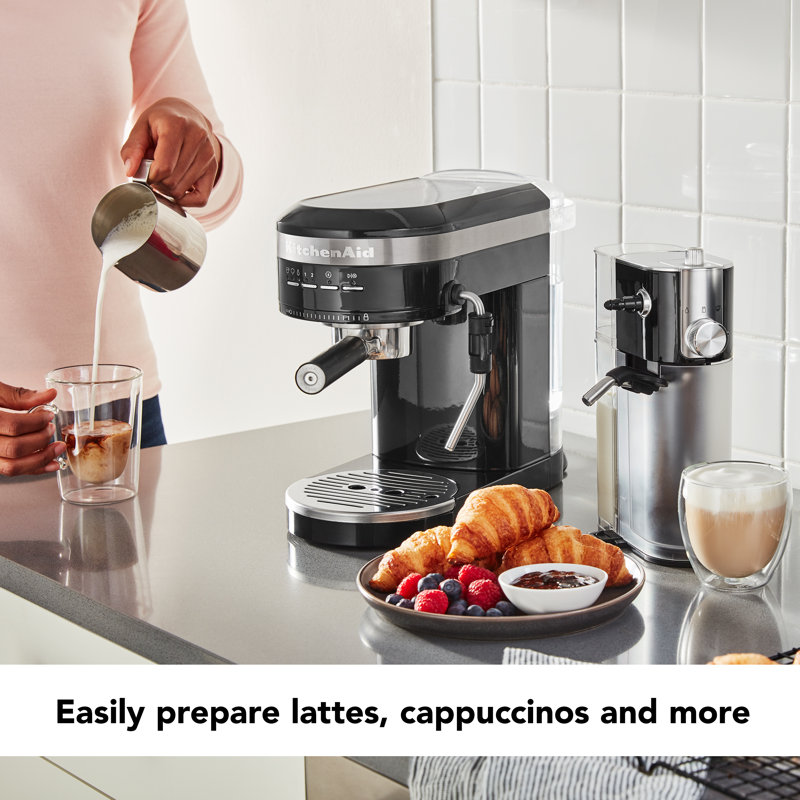 KitchenAid® Metal Automatic Milk Frother Attachment, Onyx Black