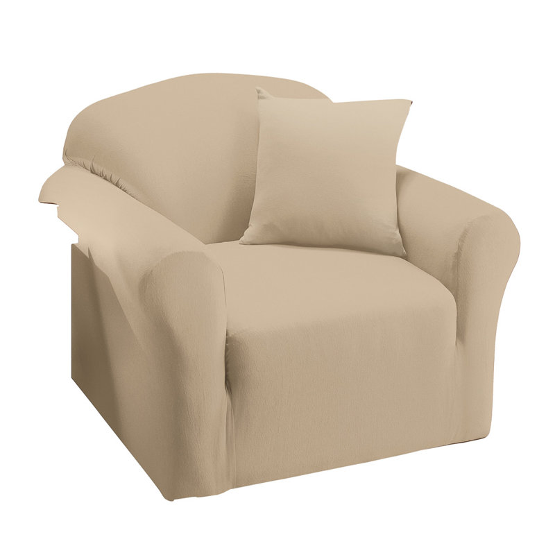 Housse pour fauteuil à coussins en T, Crème