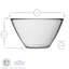 Basic Glass Kitchen Mixing Bowls - 435ml-53917934