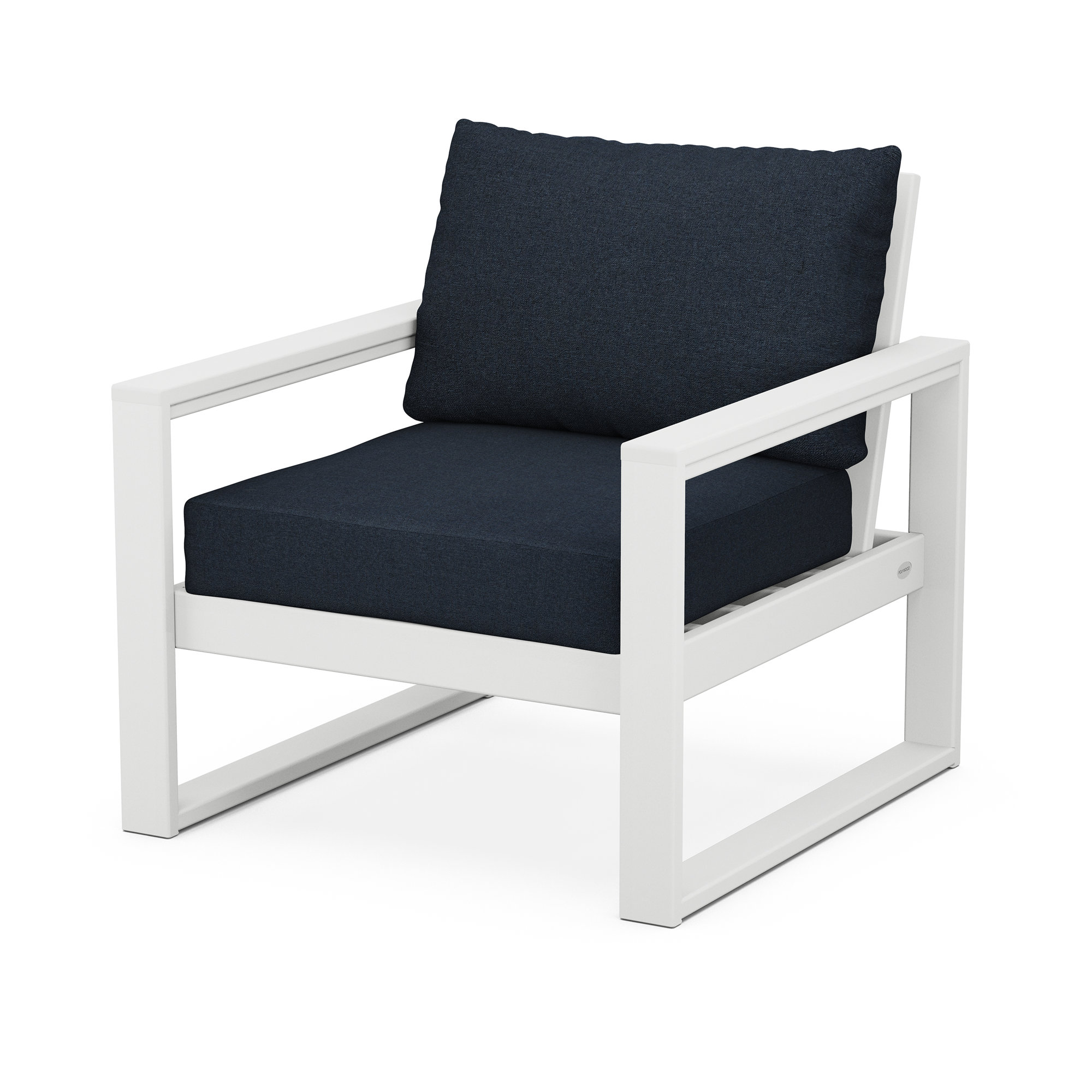EDGE Club Chair, Marine Indigo/White