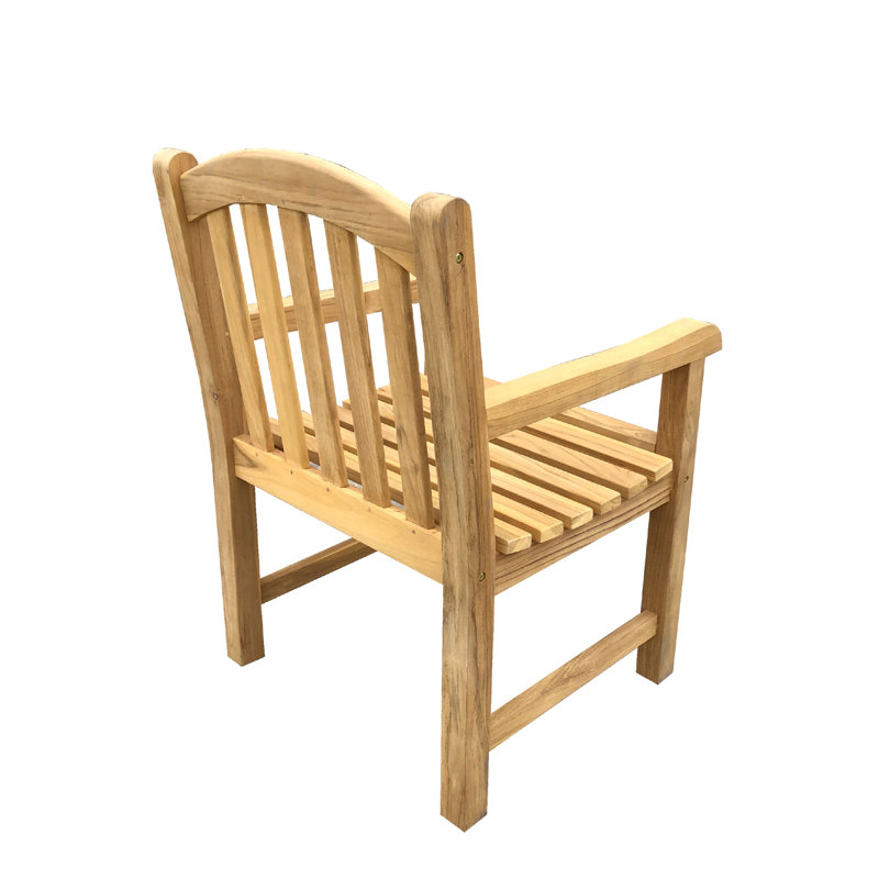 Teak Capt Arm Chair, Brown
