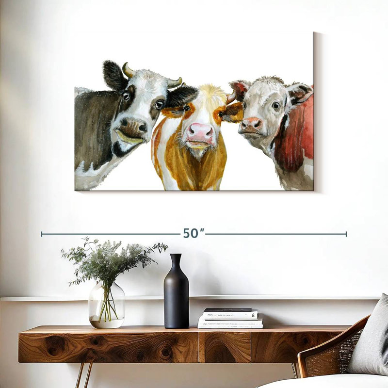 Brampt Cows, 26" H x 39" W