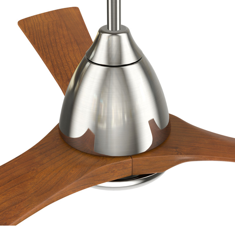  Ventilateur de plafond intelligent 52 po avec télécommande, ensemble d'éclairage, fonctionne avec l'assistant Google et Amazon Alexa, raccourci Siri.