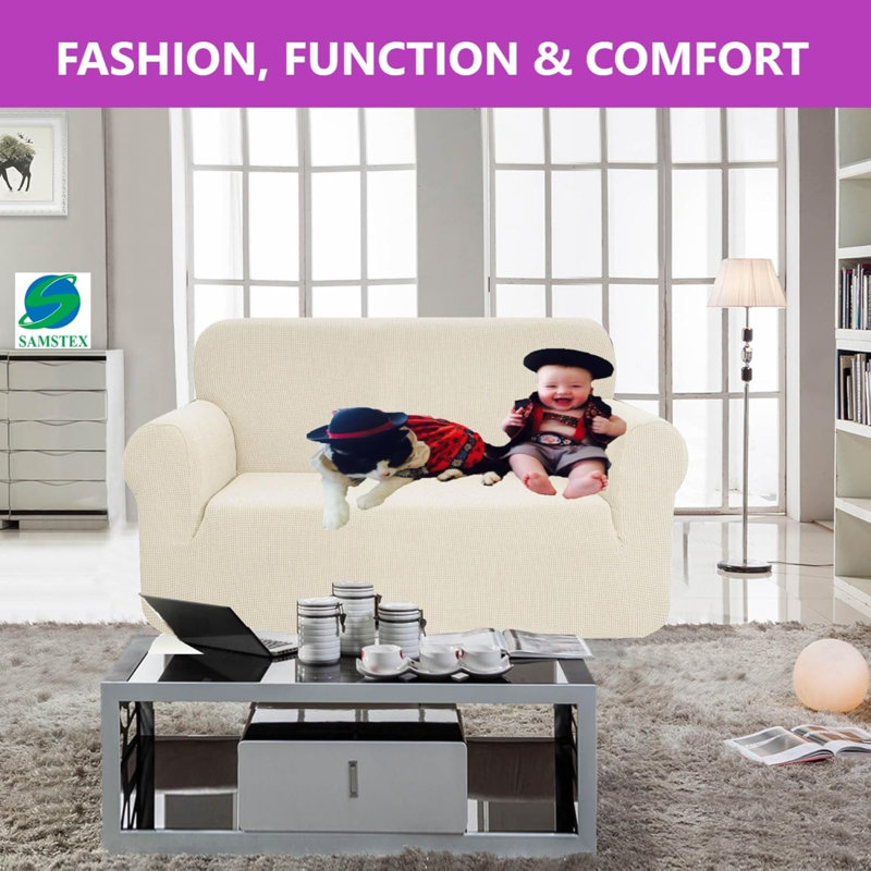 Outdoor Patio Sofa Cover, White