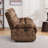 2 - Piece Contemporary and Overstuffed Manual Reclining Living Room Set-105189278