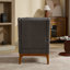 Fauteuil d'appoint à dossier haut