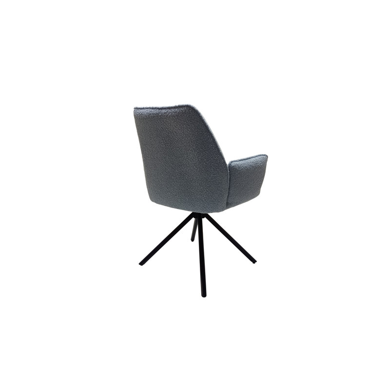 46cm H Upholstered Armchair, Light Blue