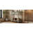 Narrow Console Table With Curved Corner, Retro Entryway Table With Top Drawer And Open Shelf, Sofa Table Console Tables For Entryway, Hallway And Living Room (Gray)-1193378238